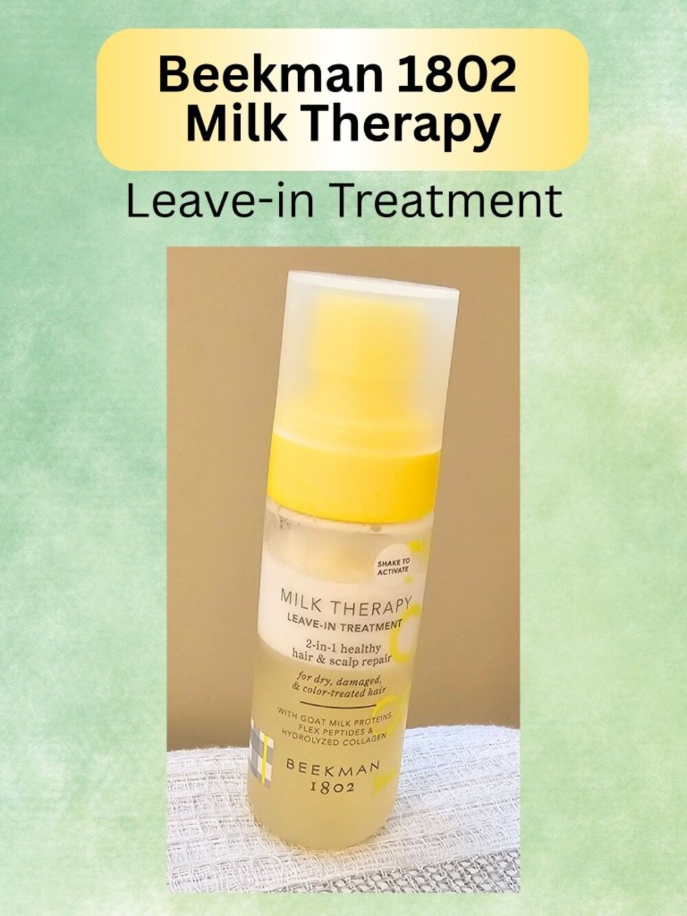 Beekman 1802 Milk Therapy Leave-In Treatment Hair & Scalp Repair